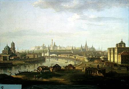 View of Moscow à Maxim Nikiforowitsch Worobjew