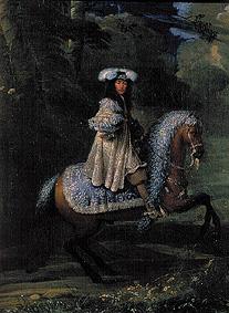 portrait d'un cavalier dans la tenue distinguée