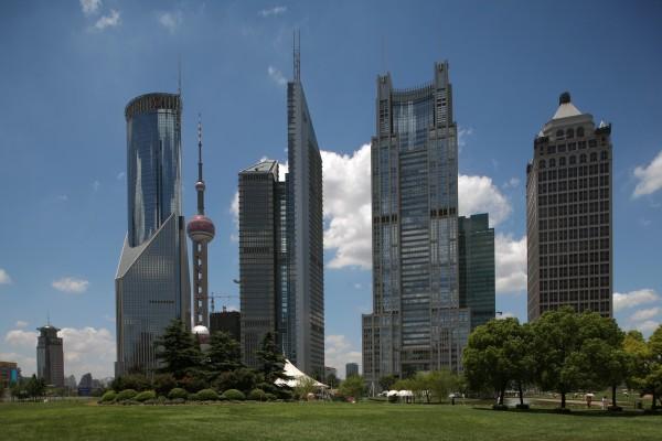Hochhäuser in Shanghai à Michael Bär