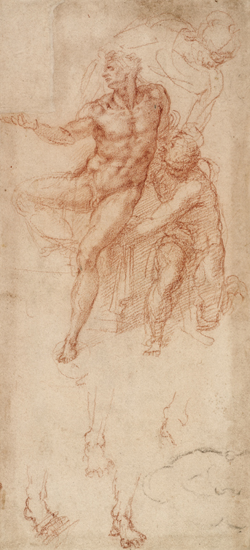 Figure Studies à Michelangelo Buonarroti