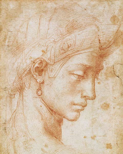 visage idéal à Michelangelo Buonarroti