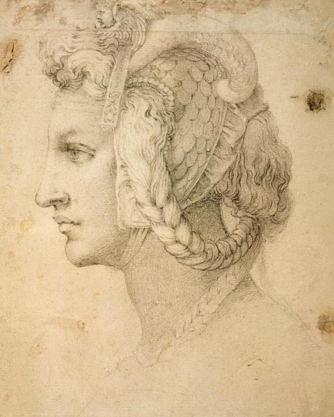 Study of Head à Michelangelo Buonarroti