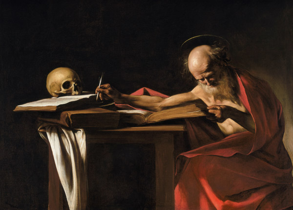 The holy Hieronymus - Michelangelo Caravaggio
