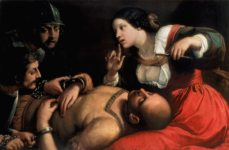 Samson and Delilah à Michelangelo Caravaggio, dit le Caravage