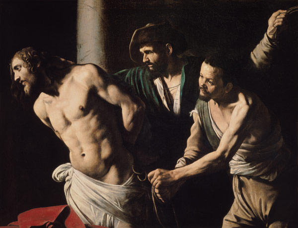 Le Christ au Geisselsaeule à Michelangelo Caravaggio, dit le Caravage