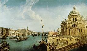 L'Entree du Grand Canal et l'Eglise de la Salute a Venise