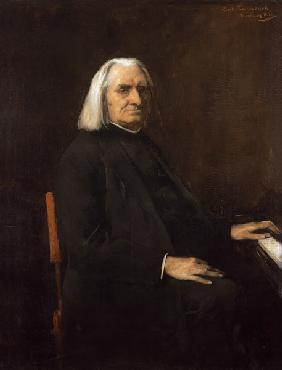 portrait de Franz Liszt.