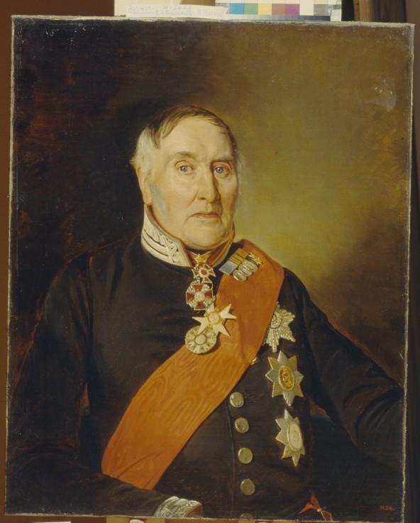 Portrait of Baronet Sir James Wylie (1768-1854) à Mihaly von Zichy