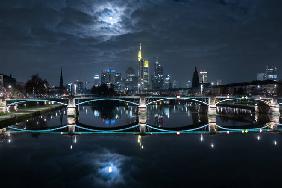 Frankfurt at Full Moon