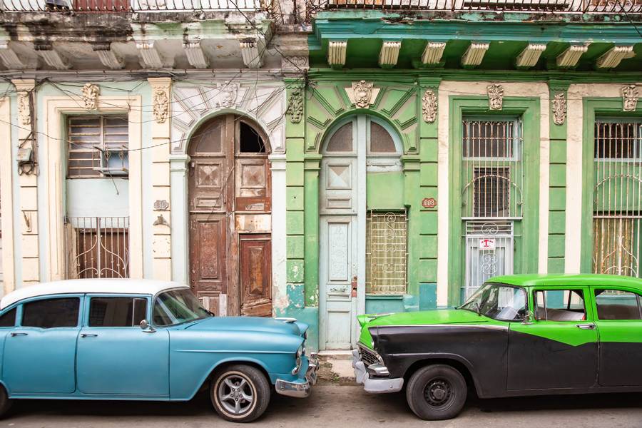 Oldtimer in Havanna, Kuba à Miro May