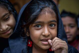 Fille au Bangladesh, Asie
