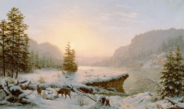 Winter Landscape à Mortimer L. Smith