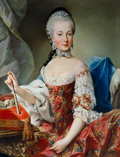 Archiduchesse Maria Amalia Habsburg-Lothringen, (1746-1804) huitième enfant de l'impératrice Marie T