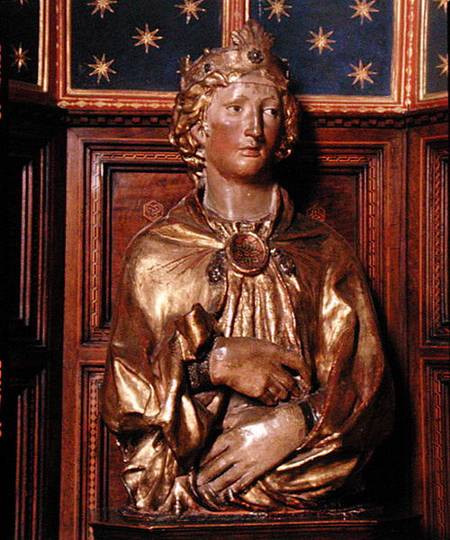 St. Miniato (gilded & painted wood) à Nanni  di Bartolo