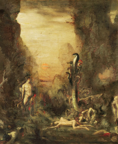 Hercules and the Lernaean Hydra, after Gustave Moreau à Narcisse Berchere