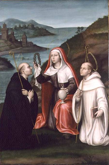 St. Mary Magdalene with St. Dominic and St. Bernard à Nicolas Borras