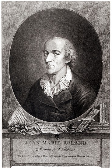Jean Marie Roland de La Platiere (1734-93) à Nicolas Colibert