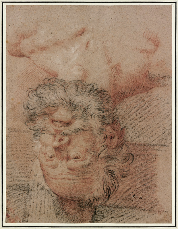 Kopf des Petrus aus Rubens Kreuzigung Petri à Nicolas Guibal