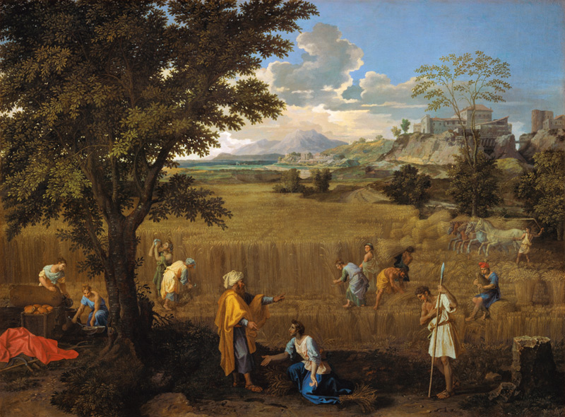 l'été (ou : Ruth et Boos) à Nicolas Poussin