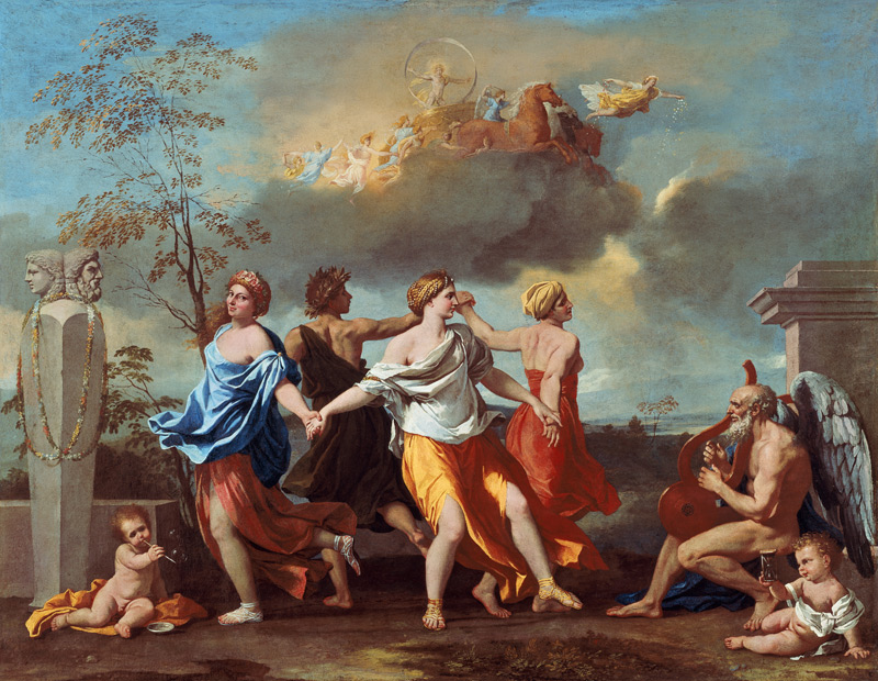 il Ballo della Vita humana (allégorie sur la vie menscheilige) à Nicolas Poussin