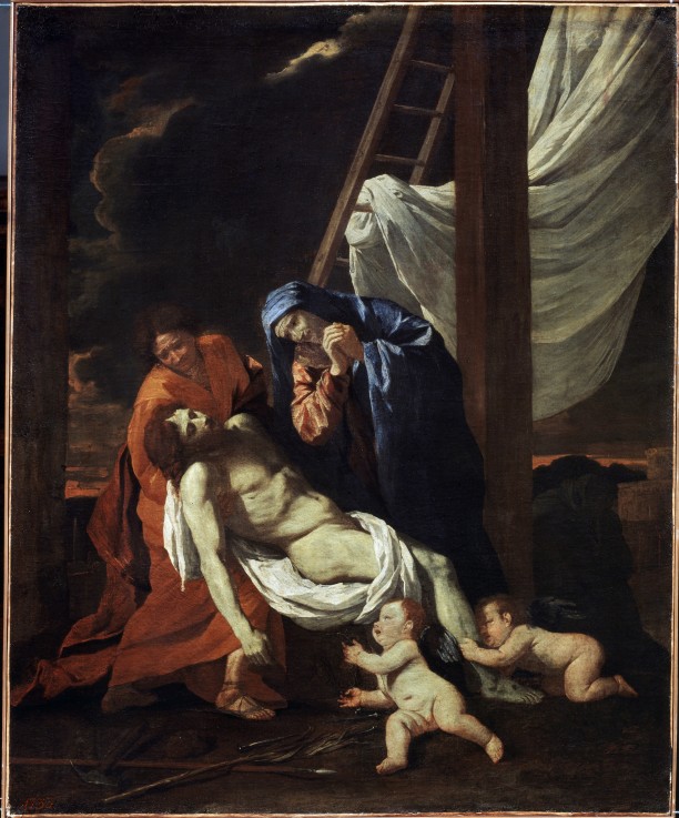 The Descent from the Cross à Nicolas Poussin