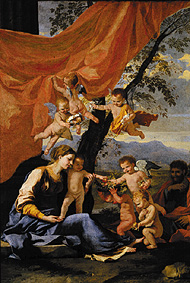 la Sainte Famille à Nicolas Poussin