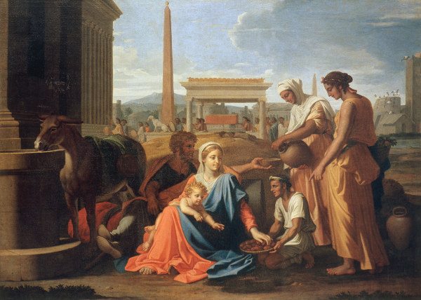 Holy Family in Egypt / Poussin / 1655/57 à Nicolas Poussin