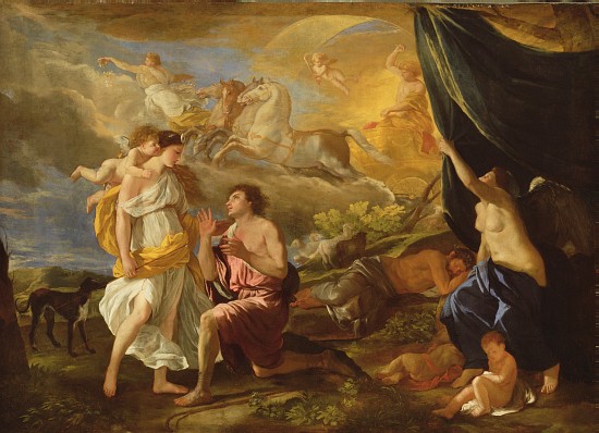 Selene and Endymion à Nicolas Poussin