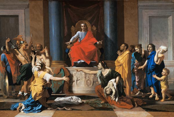 The Judgement of Solomon à Nicolas Poussin