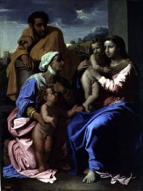 The Holy Family with St. Elizabeth and John the Baptist