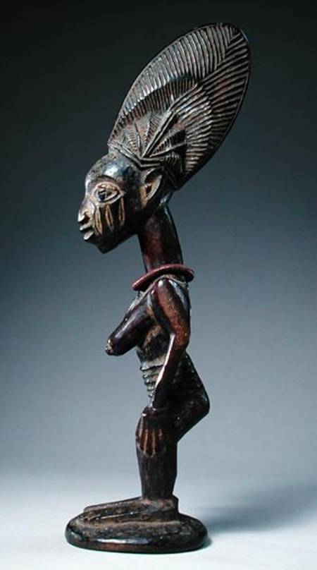 Standing Female Figure, Yoruba Culture à Nigerian