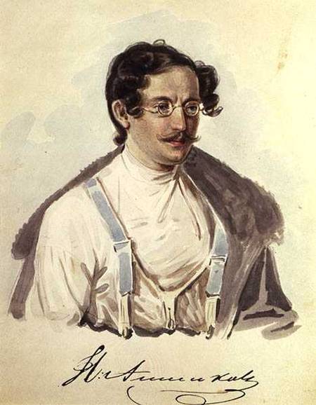 Portrait of Ivan Annenkov (1802-78) in Peter Prison à Nikolai Alexandrovich Bestuzhev