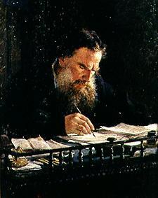 portrait de l.N.Tolstoi