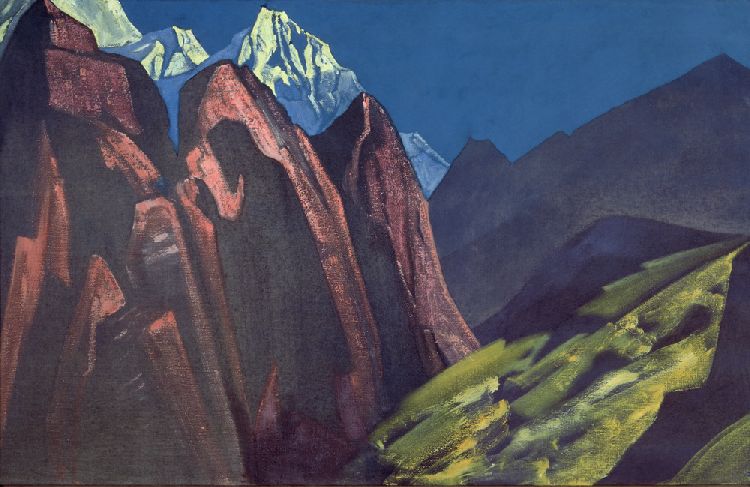 Der Schatten des Meisters (Tibet) à Nikolai Konstantinow. Roerich