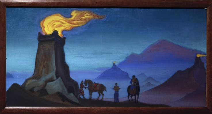 Flames of the Victory à Nikolai Konstantinow. Roerich