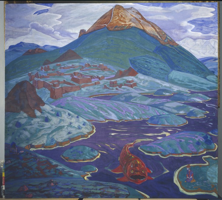 Fantastic Landscape à Nikolai Konstantinow. Roerich