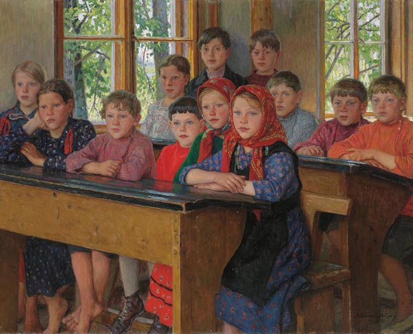 Das Klassenzimmer à Nikolai P. Bogdanow-Bjelski