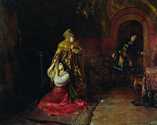 The last minutes of Godunov''s family à Nikolai Pavlovich Shakhovskoi