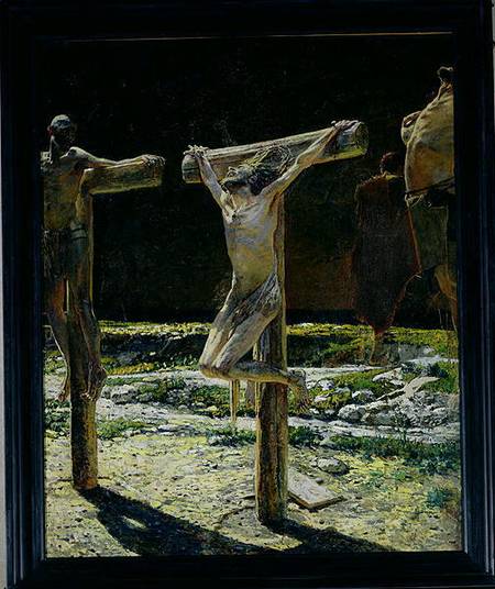 The Crucifixion, or Golgotha à Nikolai Nikolajewitsch Ge