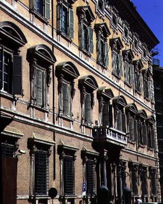 View of the facade, designed by Paolo Marucelli and based on a design by Cigoli (1559-1613) 1637-42 à 