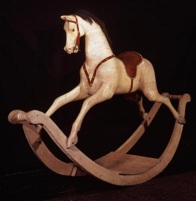 31:Rocking horse, English, 1840 à 