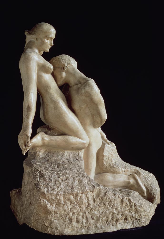 The Eternal Idol by Auguste Rodin (1840-1917), c.1889 (marble) (see also 83648) à 