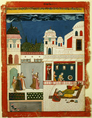 A Lord With His Mistress, Central India, Probably Malwa, Circa 1710 à 