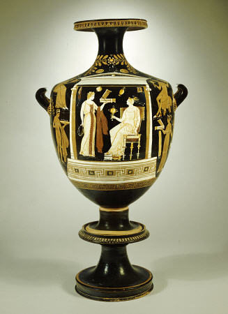 An Apulian Red-Figure Hydria And Stand, Attributed To The Underworld Painter à 