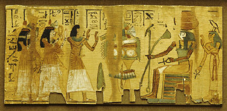 An Egyptian Papyrus Fragment à 