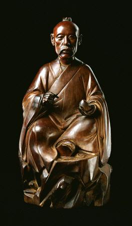 A Boxwood Figure Of A Scholar, 18th Century