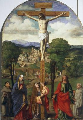A. Donato/Christ en croix et saints