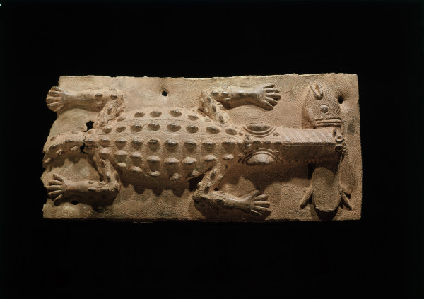 Crocodile / Benin / Bronze à 