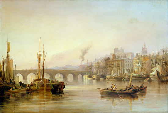 A View Of Newcastle From The River Tyne à 