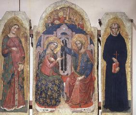 Caterino/Couronnement Vierge et saints